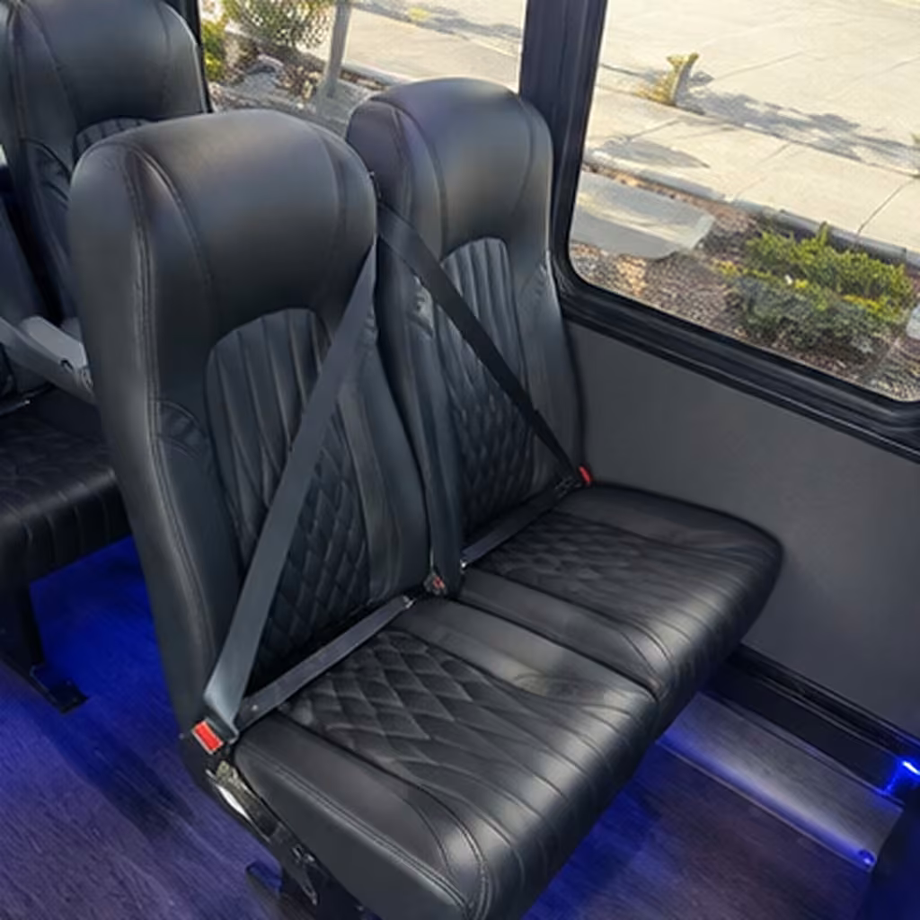15 35 passenger minibus inside