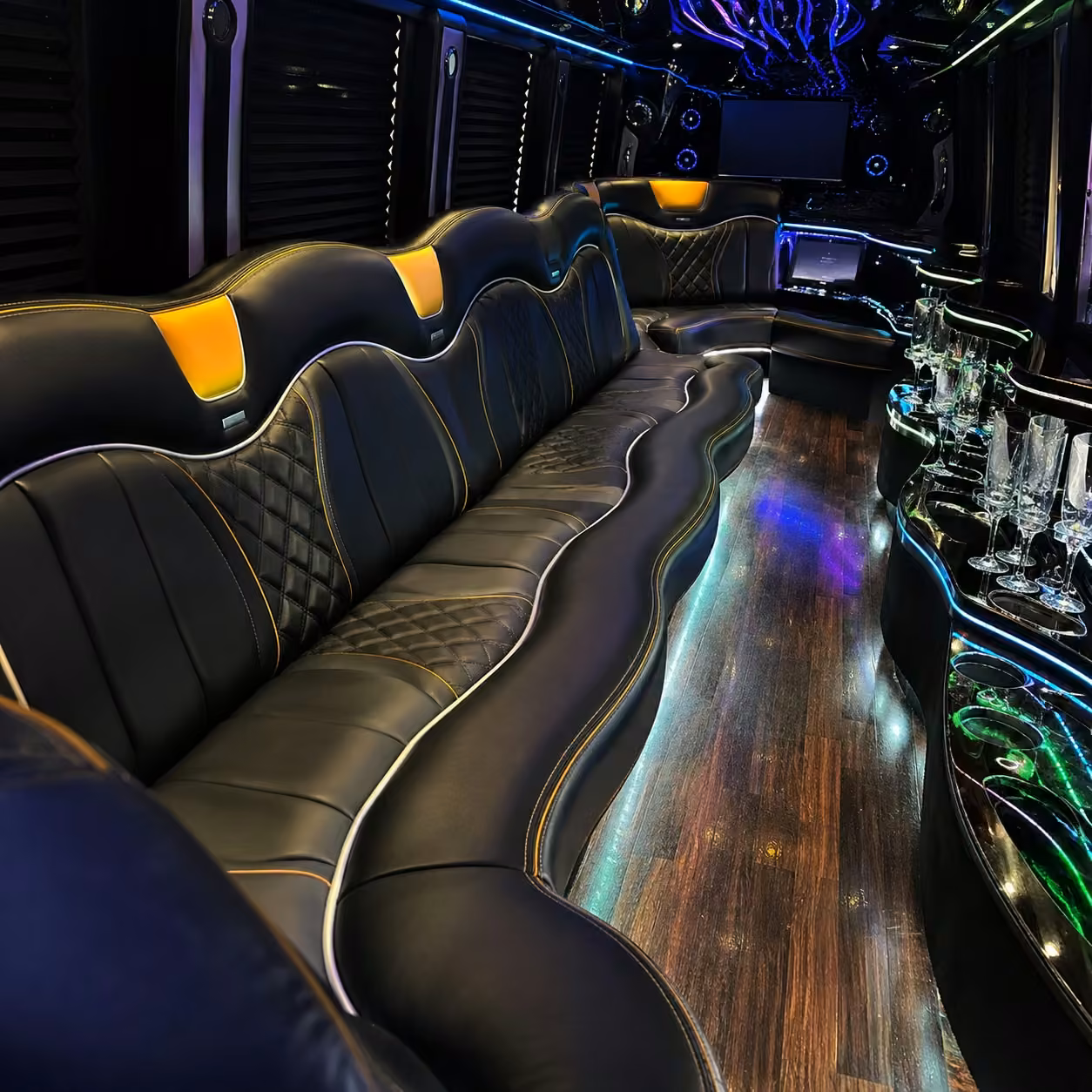 chrysler 300 limo interior