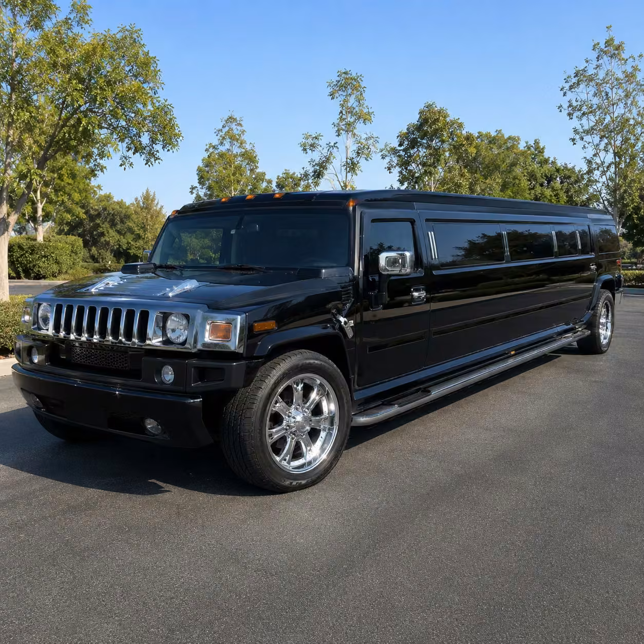 hummer limo exterior